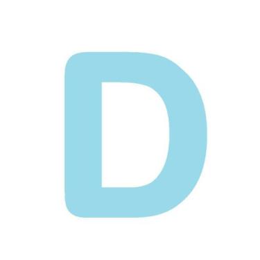 Imagem de Letras em EVA Alfabeto Azul Claro - 14cm - Extra Festas, D