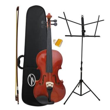 Imagem de Kit Viola Clássica AL 1310 3/4 + Estante para Partitura S1 - Alan