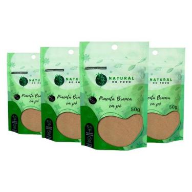 Imagem de Pimenta Branca Tempero Importado em Pó 100% Puro Kit 4 Pouch 50g  - Na