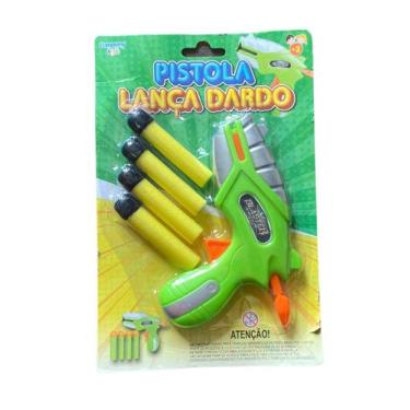 Imagem de Kit 2 Pistolas Lança Dardos c/ 4 Dardos Sortido Brinquedo - Company ki