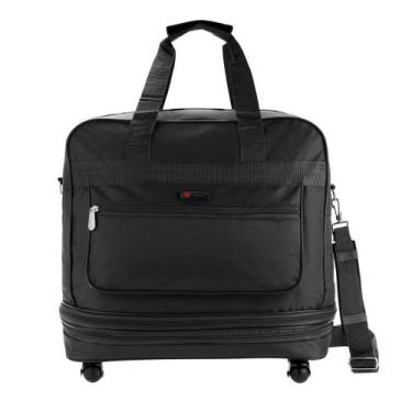 Imagem de Sacola de Viagem Tonin Expansiva Preto, Único, Preto