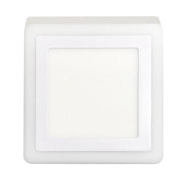 Imagem de Luminária painel led dual color 18w+6w sobrepor quadrado - TASCHIBRA