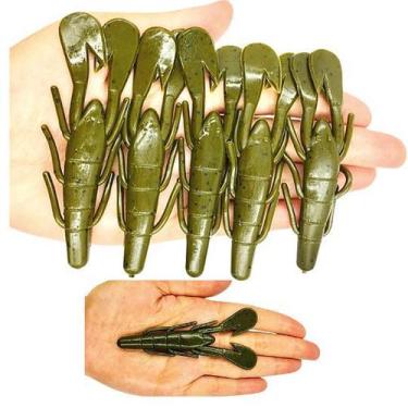 Imagem de Kit 5 Iscas Artificiais Criatura Lagosta Traíras Tucunarés - CM FIshin