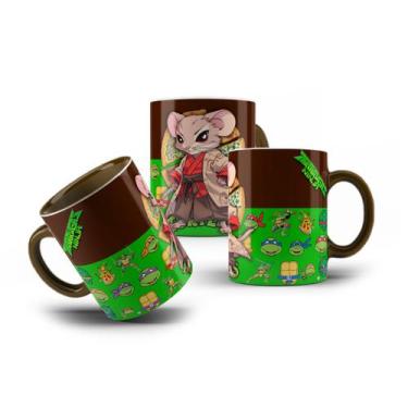 Imagem de Caneca de Porcelana As Tartarugas Ninja Mestre Splinter - VilelaGG