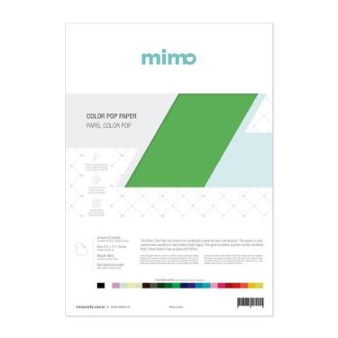 Imagem de Papel Color Pop Verde Salada Mimo - A4 - 180 gr - 25 unds