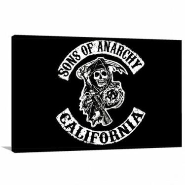 Imagem de Quadro decorativo Sons of Anarchy - Tela em Tecido - Wall Frame