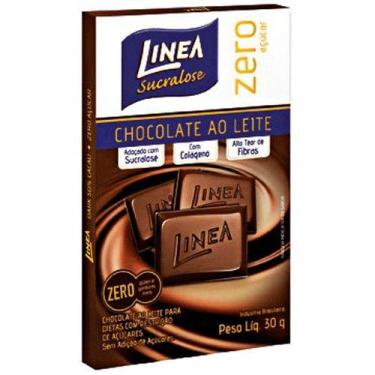 Imagem de Chocolate ao Leite Zero Açúcar LINEA 30g