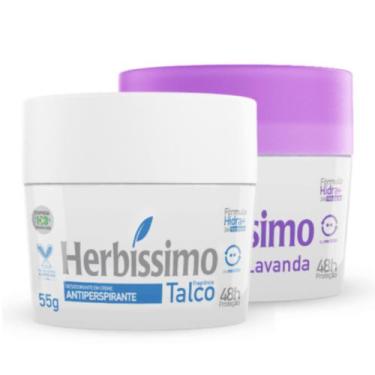 Imagem de Kit 2 Desodorante Lavanda e Talco Herbíssimo 55G - Dana - Dana Cosméti