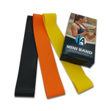 Imagem de Kit mini band - 3 intensidades - INICIATIVA FITNESS