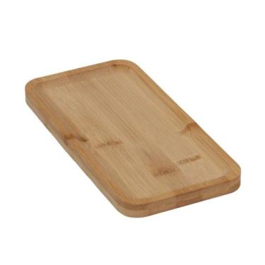 Imagem de Bandeja Retangular de Bambu Petisqueira Travessa Resistente - Quality 