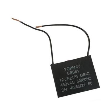 Imagem de Capacitor de partida acv 12uf x 450v - 12uf x 450vac - cbb61 - TOPMAY