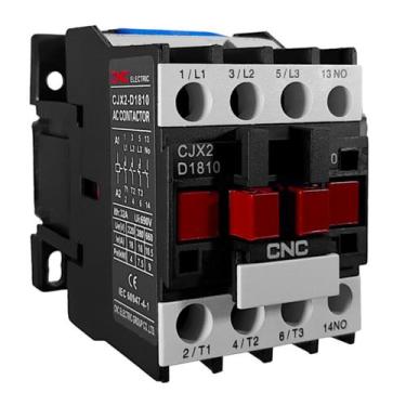 Imagem de Contator Tripolar CJX2-D 1810 220V - Cnc