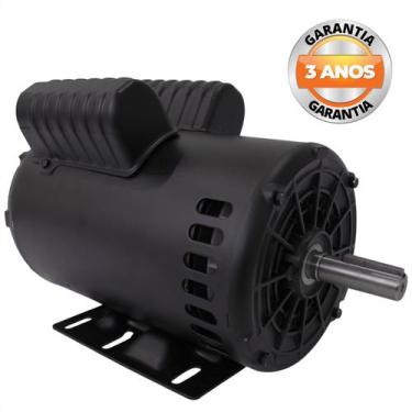 Imagem de Motor Elétrico 3CV Monofásico Alta Rotação 2 Polos 2P 110V 220V Induçã