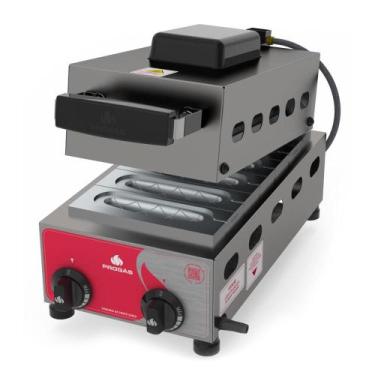 Imagem de Prensa Gás de Crepes Suíço 06 Cavidades PRk-60G Style - Progás - PROGA