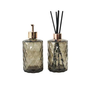 Imagem de Kit Difusor E Porta Sabonete Líquido De Vidro 330ml