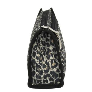 Imagem de Necessaire 2 divisões LS NC6167  estampa oncinha - LS Bolsas