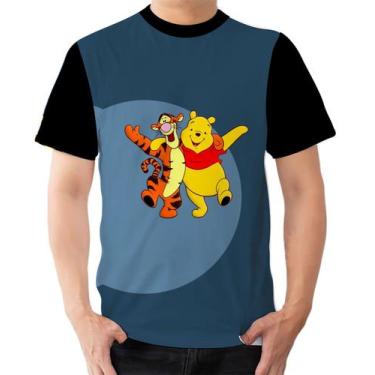 Imagem de Camiseta Camisa Ads  Ursinho Pooh e Tigrão Amizade 2 - Fabriqueta, M