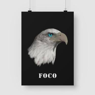 Imagem de Poster Adesivo Águia Foco - AUM Adesivos