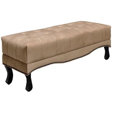 Imagem de Puff Recamier Retro Vic 160cm Suede 1101 Ezz 1101