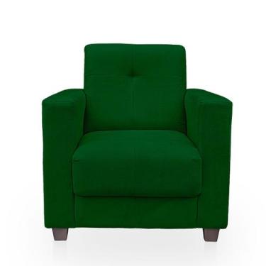 Imagem de Poltrona Cadeira para Sala Confortável Reforçada Veneza Suede - BelarS