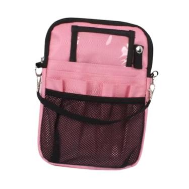 Imagem de YIJU Enfermeira fanny pacote saco de enfermagem multifuncional resistente ajustável cinto de cintura bolsa de cintura enfermeira pacote de cintura para, Rosa