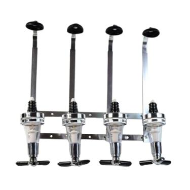 Imagem de Ioensy Wall Mounted Liquor Dispenser, vinho Dispenser Machine, liga de alumínio giratória bocal Drinkware Set para KTV, Casa