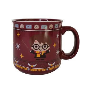 Imagem de Silver Buffalo Caneca de cerâmica Harry Potter Chibi Camper, 590 ml