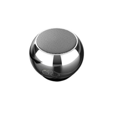 Imagem de Caixinha Bluetooth Tws Metal Redonda Mini Speaker 3w Super Auto Falante Móvel