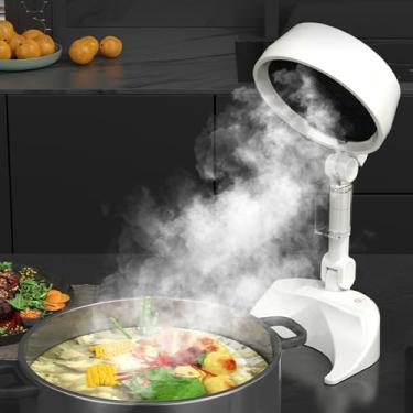 Imagem de Exaustor de Mesa Com 3 Velocidades, Exaustor Portátil Dobrável Com Filtro Removível, Altura e ângulo Ajustáveis, Exaustor de Cozinha Compacto Alimentado por USB para Churrasco