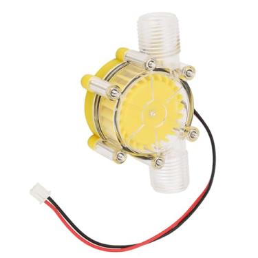 Imagem de Gerador de Energia Hidrelétrica de Turbina de Bomba de Fluxo de água Micro Hidro DC para Uso Doméstico (F50 80V amarelo transparente)