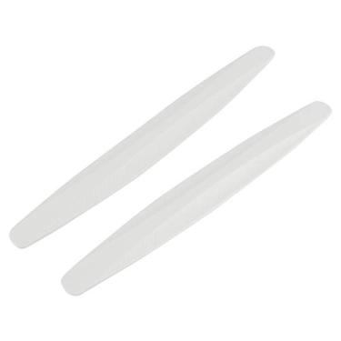 Imagem de Protetor Abundante do Carro, Protetor de Borda de Borracha Anti-risco Colisão Universal Com Guia de Instalação, para Carro (Branco)