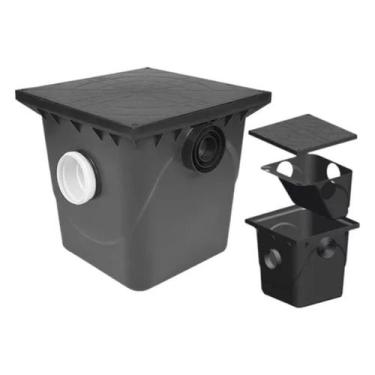 Imagem de Caixa de gordura coletora c/ cesto 42l entradas de 100/75/50 - Metasul