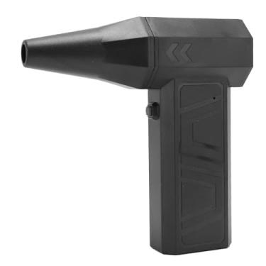 Imagem de Espanador de ar elétrico, 130000RPM 41M/S Controle de velocidade contínuo Secador de jato Soprador, Soprador de ar sem fio recarregável com 2 bicos magnéticos, para teclado de