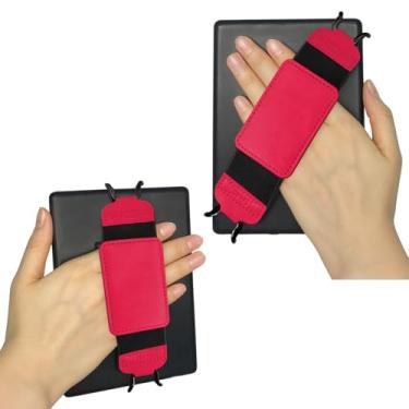 Imagem de Gowjaw Alça de mão segura para Kindle e tablets de 6 a 7 polegadas, alça para tablet eReaders Fire - Kobo/Voyaga/Lenovo/Sony Kindle E-Book Tablet (rosa escuro)