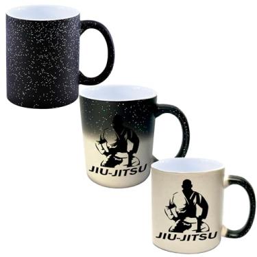 Imagem de Caneca Magica Porcelana Glitter Muda de Cor - 325ml - Arte Marcial Jiu Jitsu