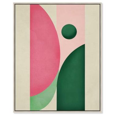 Imagem de Art Remedy Tela Hills Side by Side Modern Midcentury, moldura prata, 51 x 61 cm