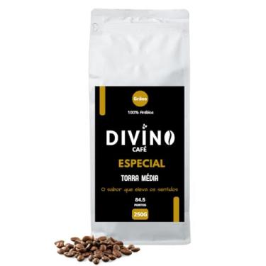 Imagem de Café Especial em Grãos - Torra Média | 100% Arábica | Icatú | Notas Frutadas e Acidez Equilibrada | Produzido no Sul de Minas Gerais | Certificação SCA | Ideal para Espresso e Coado - 250g - Divino Café mais que Gourmet é Especial!