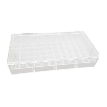 Imagem de Dynwave 1/64 Modelo Caixa de armazenamento de rodas de carro Modelo Idéia de presente transparente Recipiente à prova de poeira para crianças colecionadoras, 36 Grade