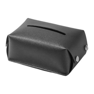 Imagem de Titular de guardanapo para carro, porta -guardanapo do carro - Suportes para toalhas de para banheiro,Caixa de de couro PU para SUVs de carro, banheiro de caminhões, apoio de braço automático