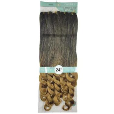 Imagem de Cabelo Cherey Jumbo Boho Onda Francesa 400g - GM Hair, Ombre Mel