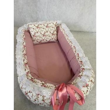 Imagem de Ninho redutor de berco + Travesseiro - EspumaMacia - Mel - Jandis Baby