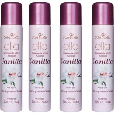 Imagem de Kit 4 Desodorante Intimo Feminino Vanilla Pelvico Atacado - Sofisticat