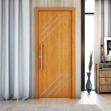 Imagem de Porta De Madeira  Frisada U.V  210cm x 80cm - R30K