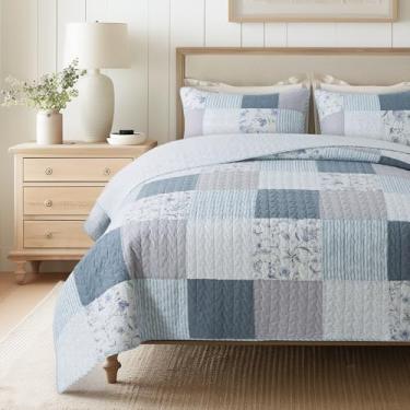 Imagem de Conjunto de colcha de patchwork SLPR #1, Coastal Dream, Queen