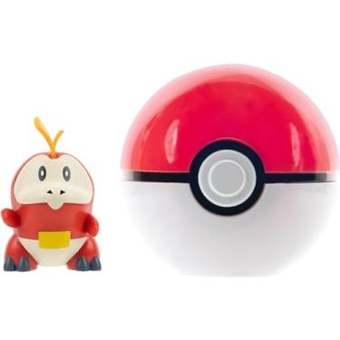 Imagem de Pokémon Clip 'N' Go Fuecoco e Poké Ball – Inclui boneco de batalha de 5 cm e acessório de Poké Ball