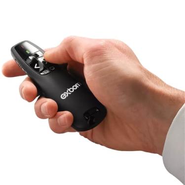 Imagem de Controle Apresentador Passador de Slides USB Wireless Sem Fio 2.4G com Laser 30m Alcance Profissional Palestras e Aulas