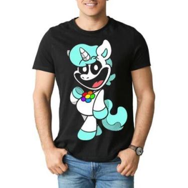 Imagem de Linda Camiseta Poppy Playtime Camisa 100% Algodão infantil e adulto Bl