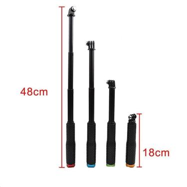 Imagem de Bastão Retrátil Prova D'água 18-48cm para GoPro Hero SJCam - Verde
