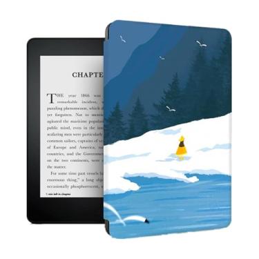 Imagem de GUKSRASO Capa Leve para o Kindle 11th Gen 2022/2024, Modelo No C2V2L3/RS23CV, 6 "Tampa com Acordar/sono Automático