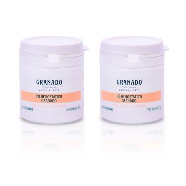 Imagem de Kit 2 Estanca Sangue Pó Hemostático 25G Granado